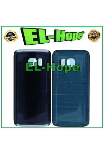 Coque batterie pour Samsung Galaxy S7 SM-G930, coque arrie're en verre noir