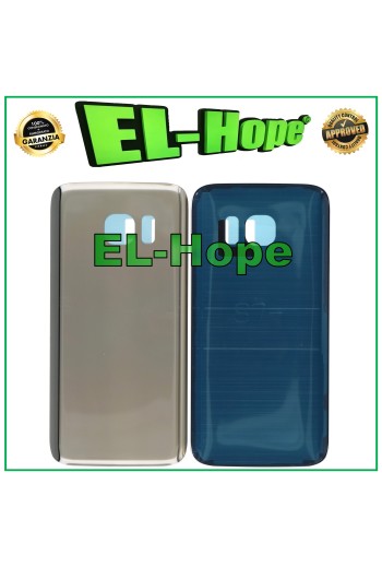 Coque batterie pour Samsung Galaxy S7 SM-G930, coque arrie're en verre dore'