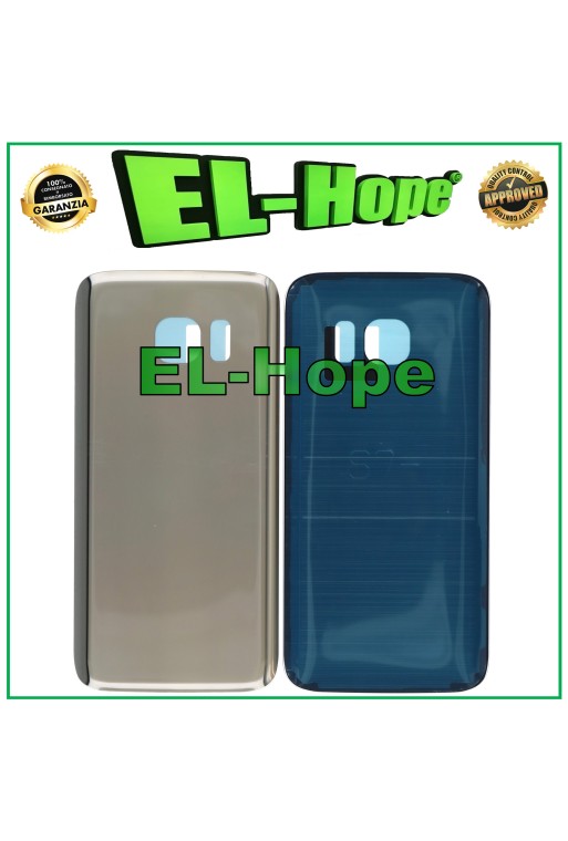 Coque batterie pour Samsung Galaxy S7 SM-G930, coque arrie're en verre dore'