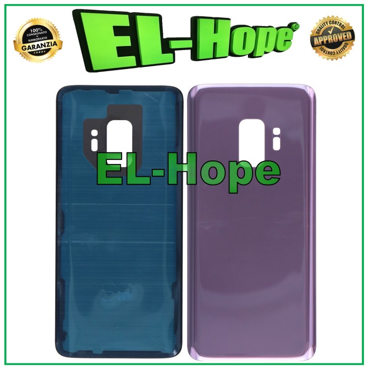Coque batterie pour Samsung Galaxy S9 SM-G960, coque arrie're en verre violet