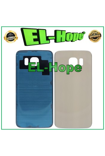 Coque batterie pour Samsung Galaxy S6 SM-G920, coque arrie're dore'e