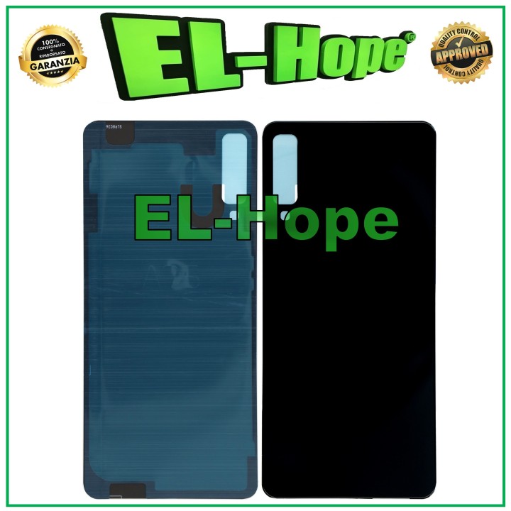Cache batterie pour Samsung Galaxy A7 2018 SM-A750, coque arrie're noire