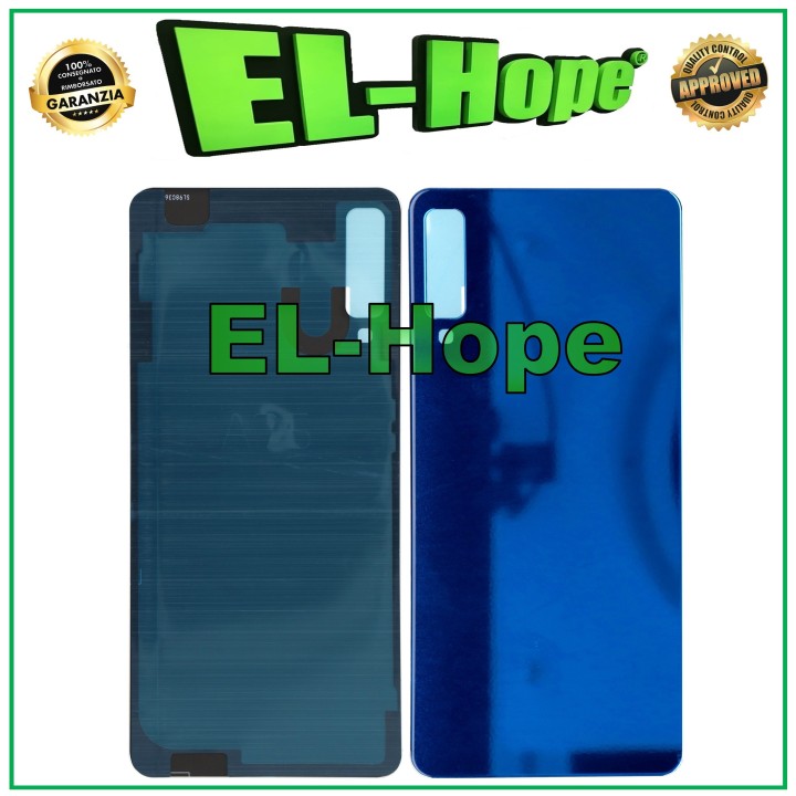 COUVERCLE DE BATTERIE POUR SAMSUNG GALAXY A7 2018 SM-A750 COQUE ARRIÈRE BLEU