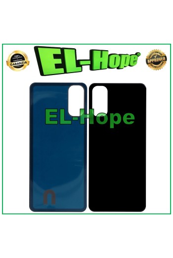 Cache batterie pour Oppo Reno 4 CPH2113 CPH2091 Coque arrie're Vitre arrie're Noir