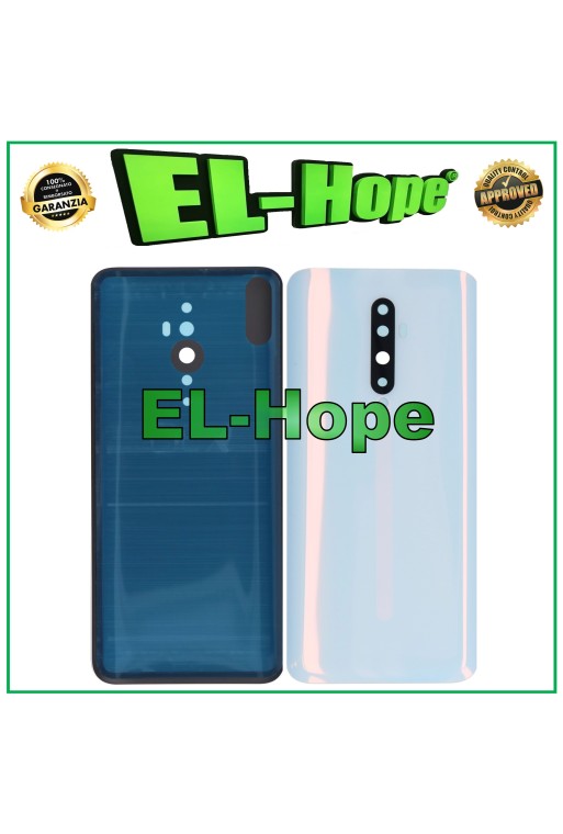 Cache batterie pour Oppo Reno 2Z (CPH1945/CPH1951) - Verre arrie're blanc