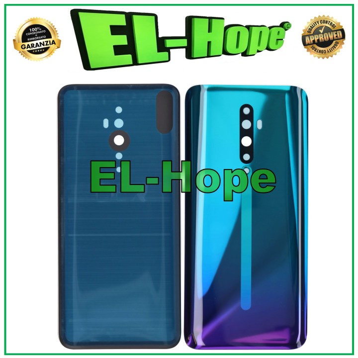 Cache batterie pour Oppo Reno 2Z CPH1945 CPH1951 Coque arrie're en verre violet