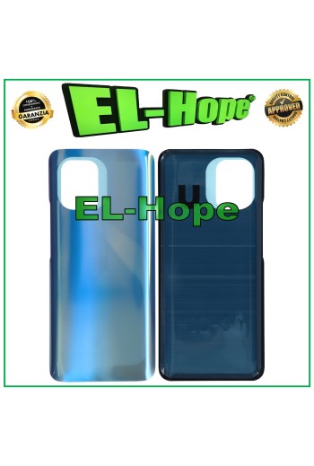 Coque batterie pour Xiaomi Mi 11 M2011K2C, coque arrie're argent et bleu