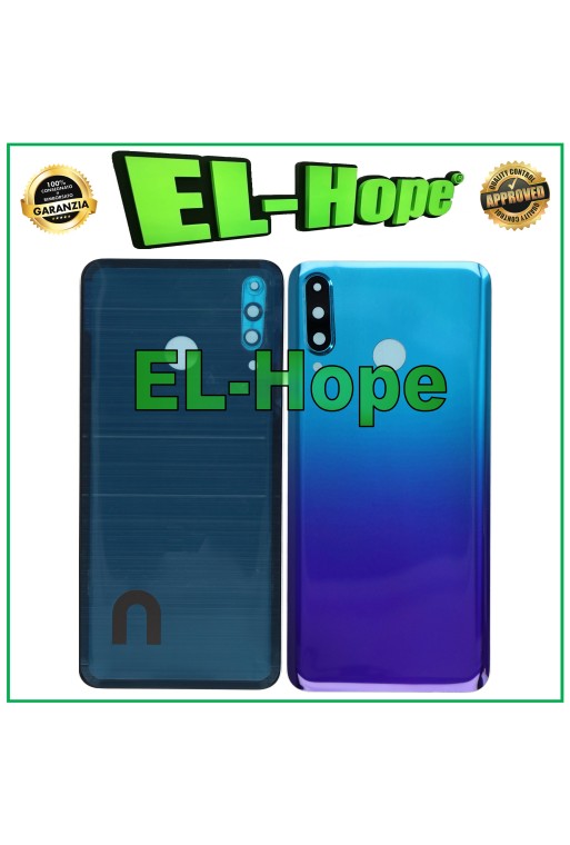 Coque batterie pour Huawei P30 Lite Mar-LX1M LX1A LX2J Vitre arrie're bleue