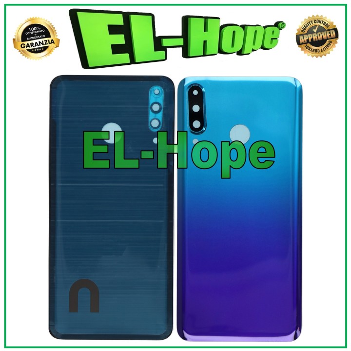 Coque batterie pour Huawei P30 Lite Mar-LX1M LX1A LX2J Vitre arrie're bleue