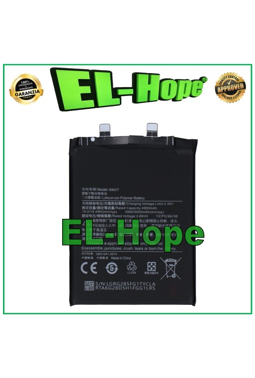 Batterie BM5T pour Xiaomi 13T 5G 2306EPN60G 5000 mAh, équivalente à l originale