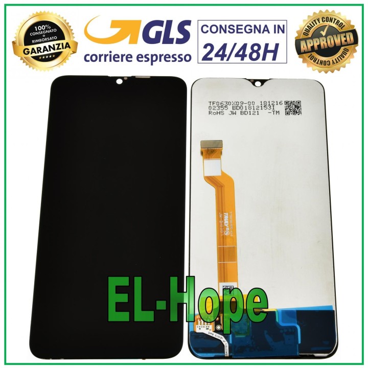 Écran LCD tactile noir pour Oppo F9 (CPH1825/CPH1881)