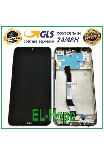 Écran LCD + cadre de origine Xiaomi Redmi Note 8 M1908C3JH Écran tactile blanc