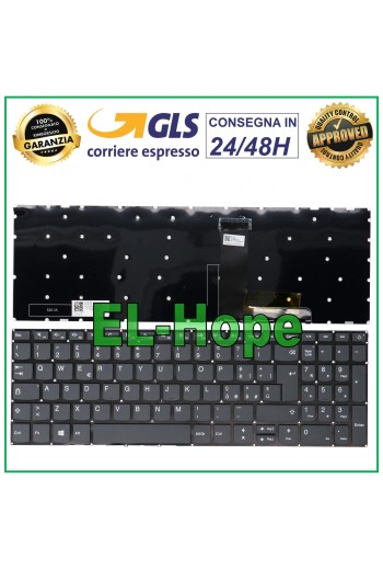 Clavier italien pour Lenovo Ideapad 3-15ADA05, 3-15ARE05, 3-15IGL05, 3-17ADA05