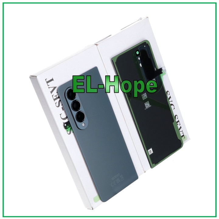 Coque arrie're verte de origine pour Samsung Galaxy Z Fold 4 5G SM-F936B