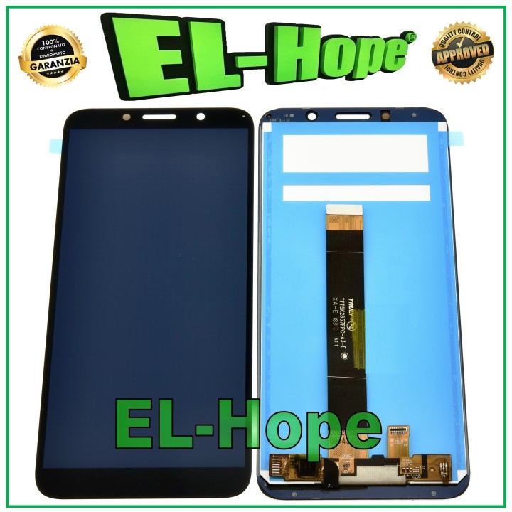Écran LCD tactile en verre noir pour Motorola Moto E6 Play XT2029 XT-2029