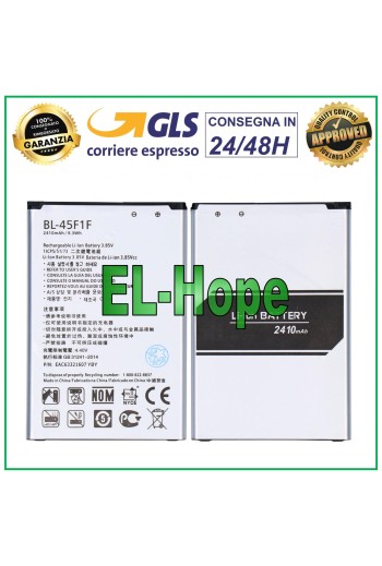 Batterie BL-45F1F pour LG K9 LM-X210EM LMX210EM 2410 mAh