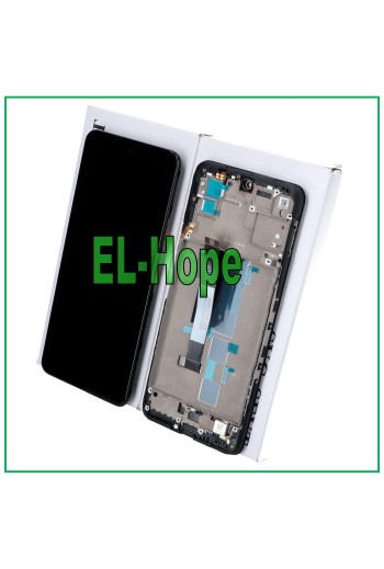 Cadre de e'cran LCD tactile en verre noir pour Xiaomi Redmi Note 10 Pro 5G