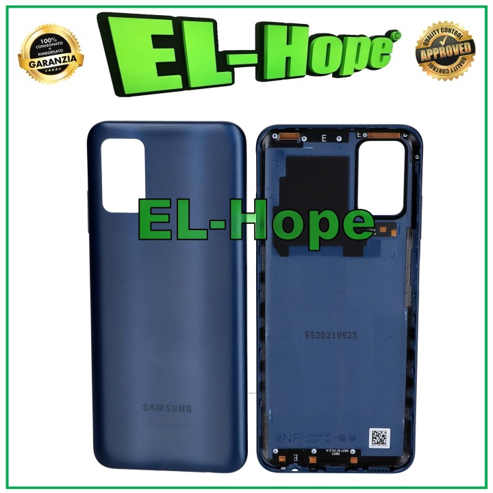Coque de protection en verre pour Samsung Galaxy A03S SM-A037G, originale, bleue