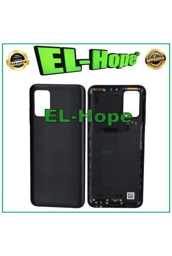 Coque de protection en verre pour Samsung Galaxy A03S SM-A037F, noire, originale