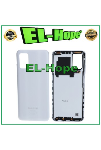 Cache batterie de origine Samsung Galaxy A03S SM-A037F en verre blanc
