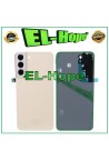 Coque en verre pour Samsung Galaxy S22+ Plus SM-S906, couvercle de batterie de origine, couleur cre'me