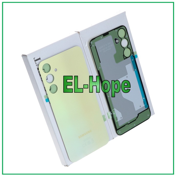 Coque batterie arrie're jaune de origine pour Samsung Galaxy A25 SM-A256