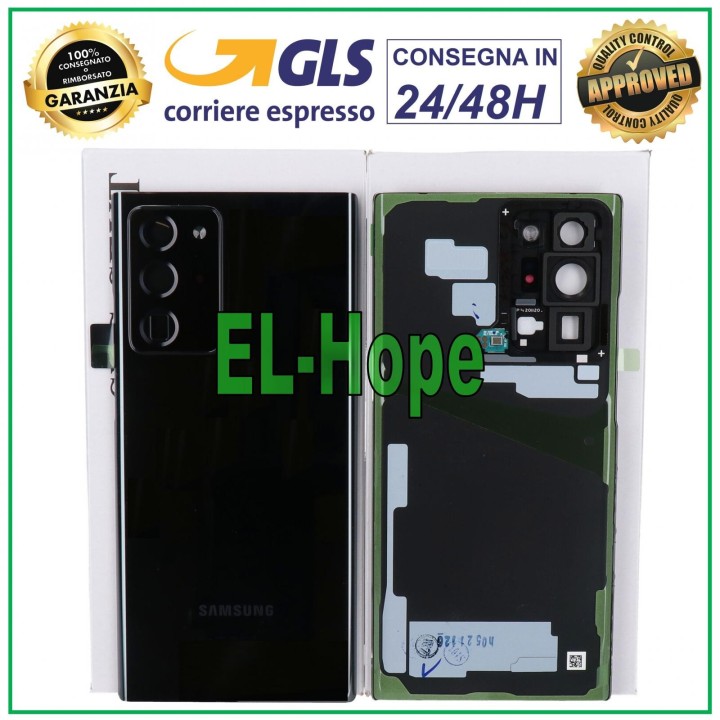 Coque arrie're de batterie noire de origine pour Samsung Galaxy Note 20 5G ULTRA SM-N986