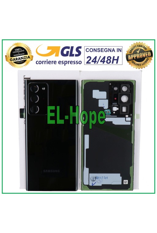 Coque arrie're de batterie noire de origine pour Samsung Galaxy Note 20 Ultra SM-N985