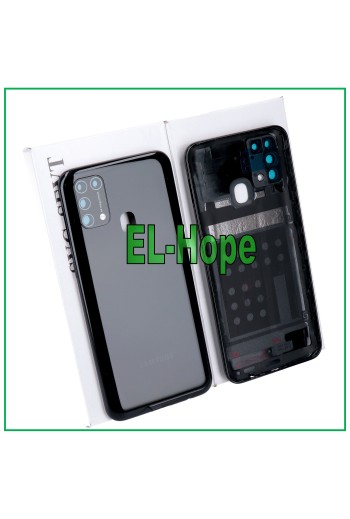 Coque arrie're originale pour Samsung Galaxy M31 SM-M315, coque arrie're avec batterie, noire