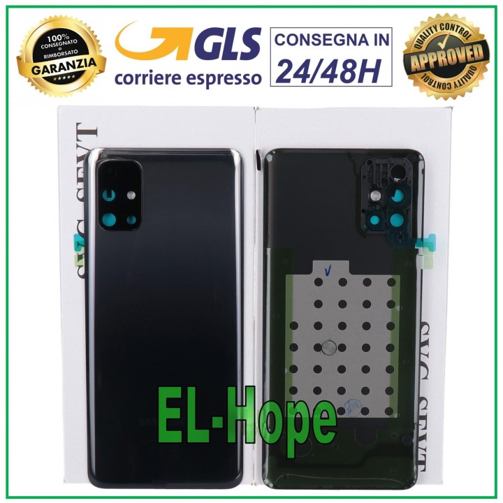Coque arrie're originale pour Samsung Galaxy M31S SM-M317, coque arrie're avec batterie, noire