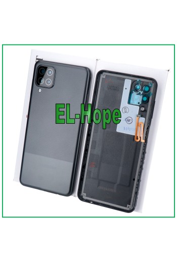 Coque arrie're noire de origine pour Samsung Galaxy A12 SM-A127