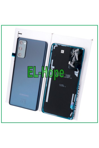 Cache batterie arrie're bleu de origine pour Samsung Galaxy S20 FE SM-G780
