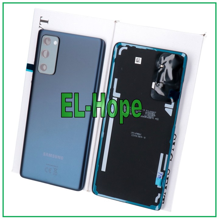 Coque arrie're de origine Samsung Galaxy S20 FE 5G SM-G781, cache batterie bleu marine