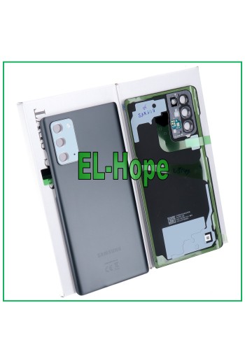 Coque arrie're de batterie de origine grise pour Samsung Galaxy Note 20 SM-N981 