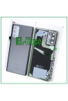 Coque arrie're et cache batterie de origine pour Samsung Galaxy Note 20 SM-N980, gris