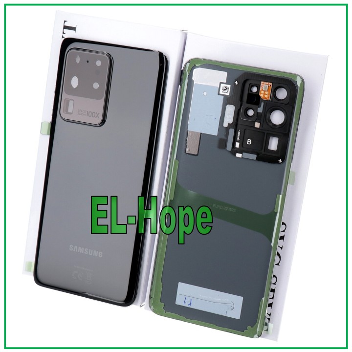 Coque arrie're noire de origine pour Samsung Galaxy S20 Ultra SM-G988
