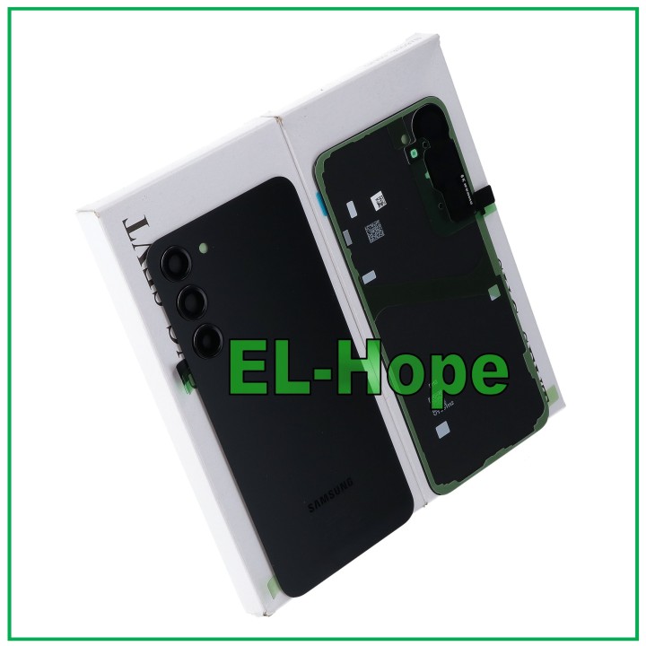 Coque arrie're noire originale pour Samsung Galaxy S23 Plus SM-S916