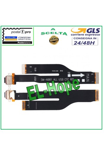 CONNECTEUR DE CHARGE SAMSUNG GALAXY NOTE 20 5G SM-N981 CARTE PRINCIPALE PLATE DE CHARGE