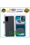 Coque arrie're en verre gris pour Samsung Galaxy S20 Plus SM-G986