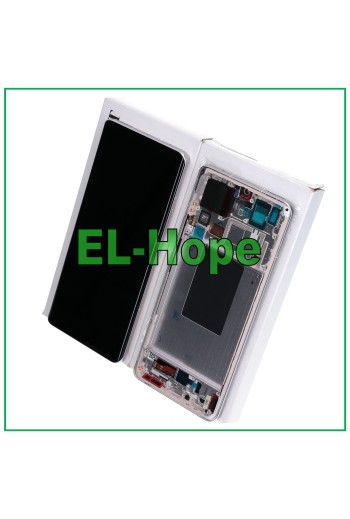 Écran LCD de origine Xiaomi Mi 12S Pro 2022, cadre tactile violet et dore'