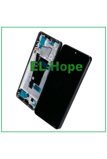 Écran LCD + châssis TFT pour Xiaomi Redmi Note 13 Pro 5G 2312DRA50G tactile noir