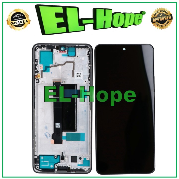 Écran LCD + châssis TFT pour Xiaomi Redmi Note 13 Pro 5G 2312DRA50I tactile noir