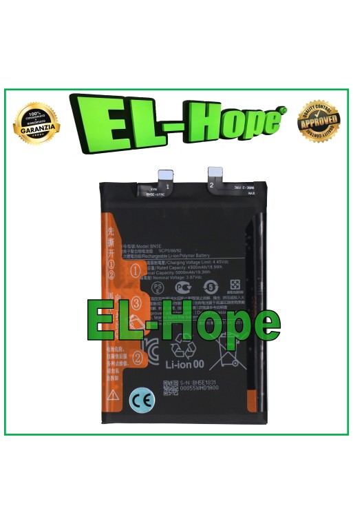 BATTERIE BN5E POUR XIAOMI REDMI NOTE 12 PRO 4G 5000 mAh ÉGAL À Le ORIGINALE