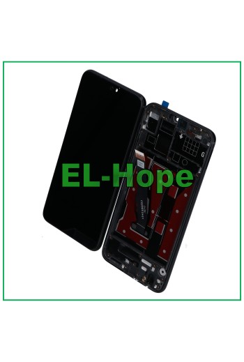 Cadre de e'cran tactile en verre noir pour Honor 8X JSN-AL00 TL00 / View 10 Lite JSN-L21