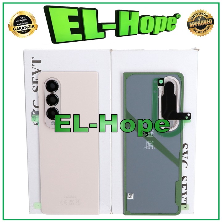 Coque arrie're beige de origine pour Samsung Galaxy Z Fold 4 5G SM-F936B