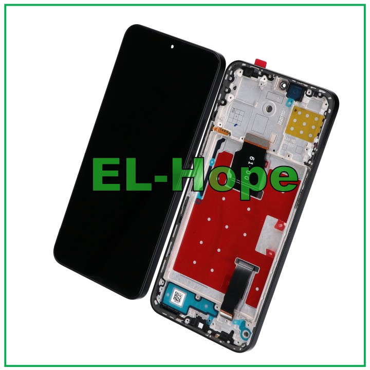 Écran LCD + cadre pour Honor 90 Lite CRT-NX1 Écran tactile en verre noir