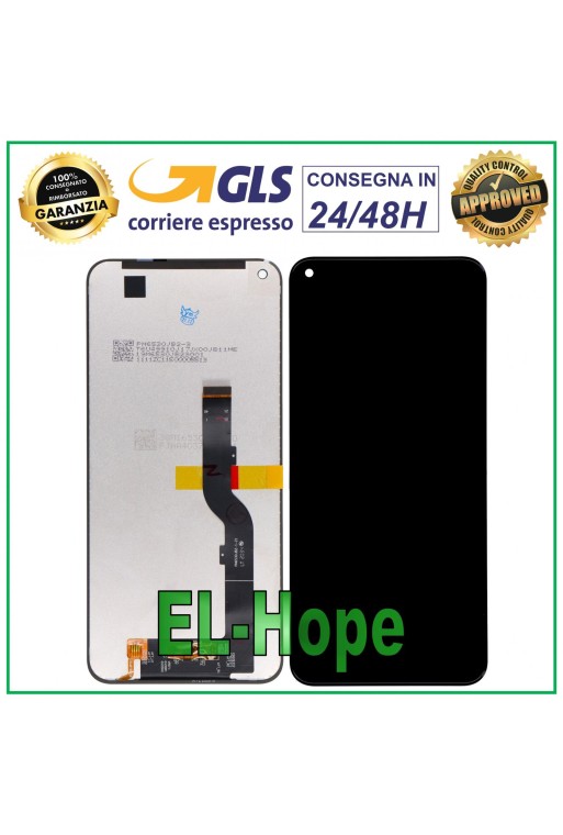 Écran LCD + e'cran tactile pour e'cran de moniteur TCL 10 Lite noir assemble' en verre