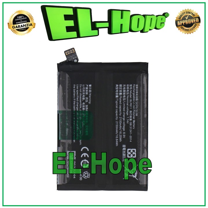 Batterie BLP811 pour Oppo Reno 4 SE PEAT00 / Find X3 Neo CPH2207, identique a' celle de origine