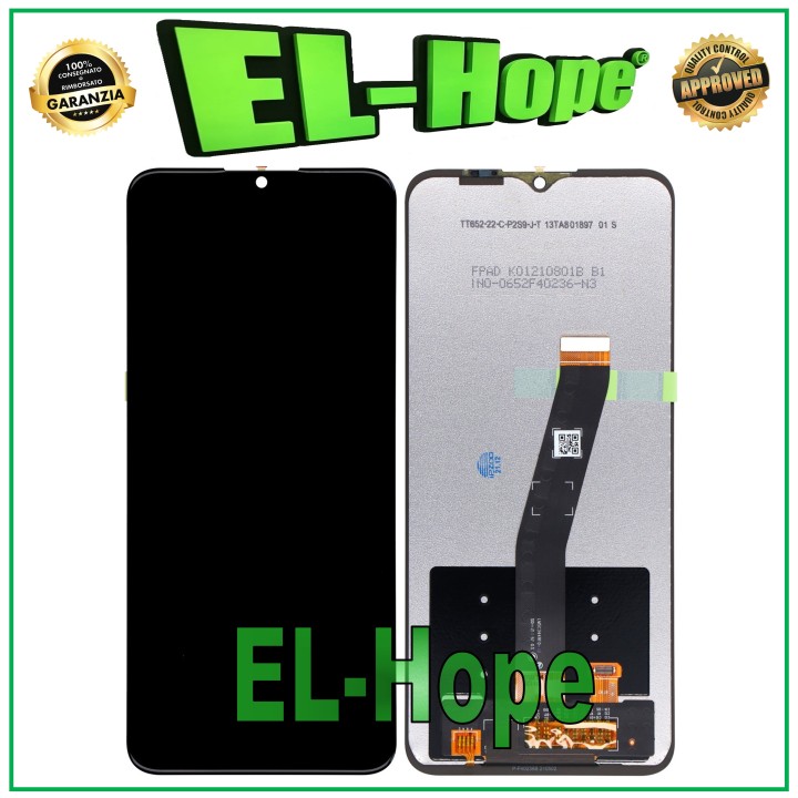 Écran LCD tactile en verre noir pour Alcatel 3L 2021 6056D 6056H