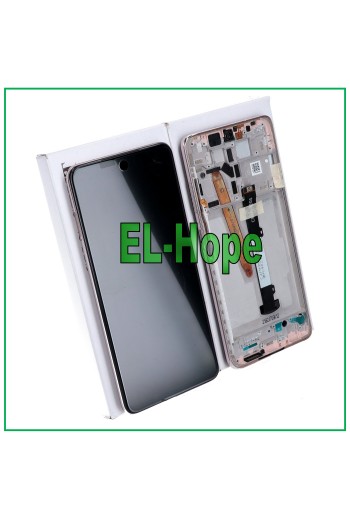 Écran LCD tactile de origine pour Xiaomi Poco X3 NFC M2007J20CI, cadre dore'